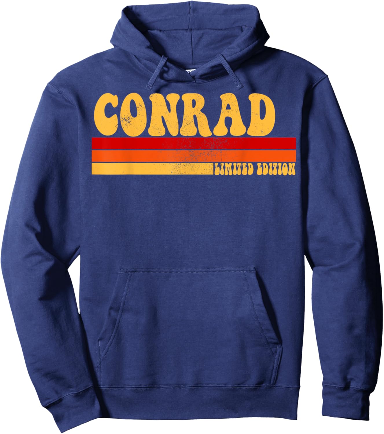 CONRAD Name Personalized Idea Men Retro Vintage CONRAD Hoodie - Hoodie | Navy