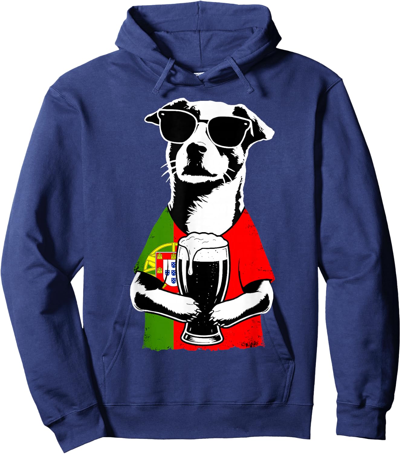 Portuguese Flag Men Women Portugal Hoodie - Hoodie | Navy