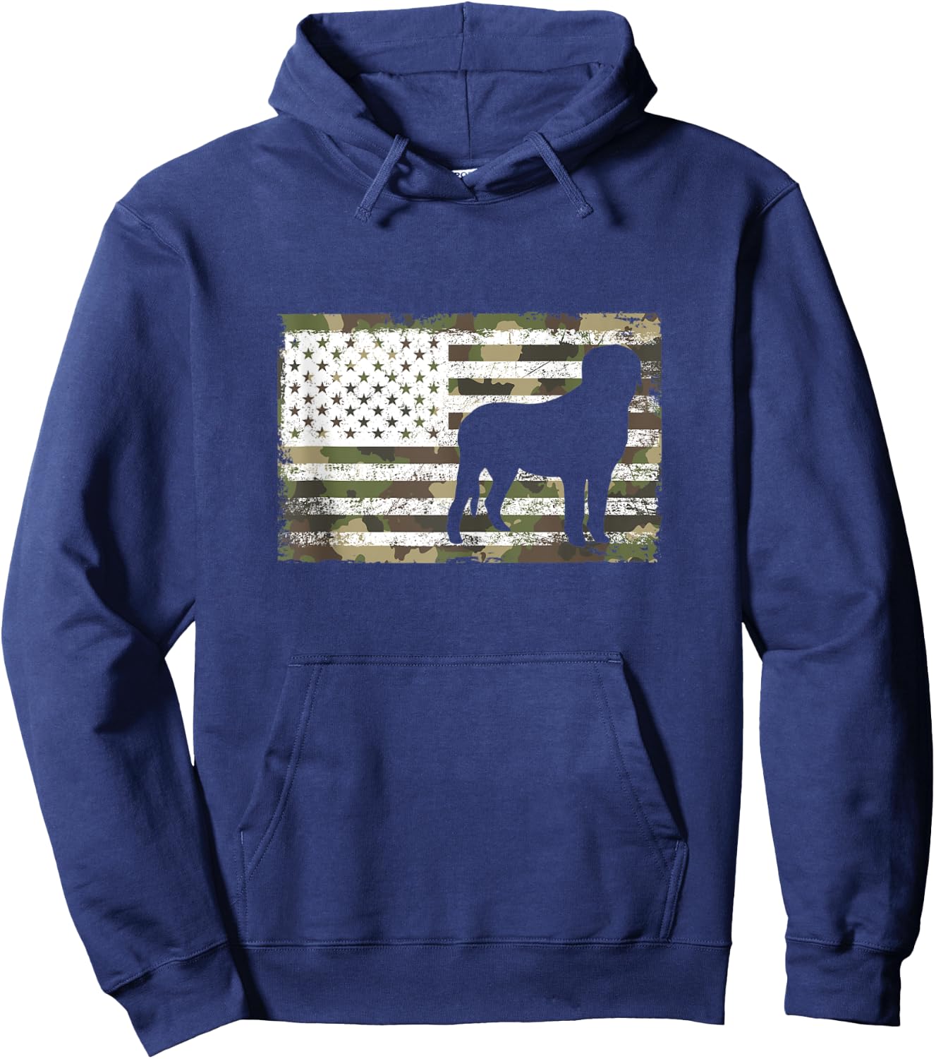 Funny English Mastiff Dog Mastiffs Dog Camouflage Hoodie - Hoodie | Navy