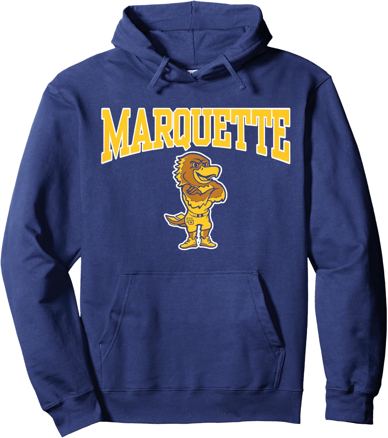 Kids Marquette Golden Eagles Kids Mascot Navy Officially Licensed Hoodie - Hoodie | Navy