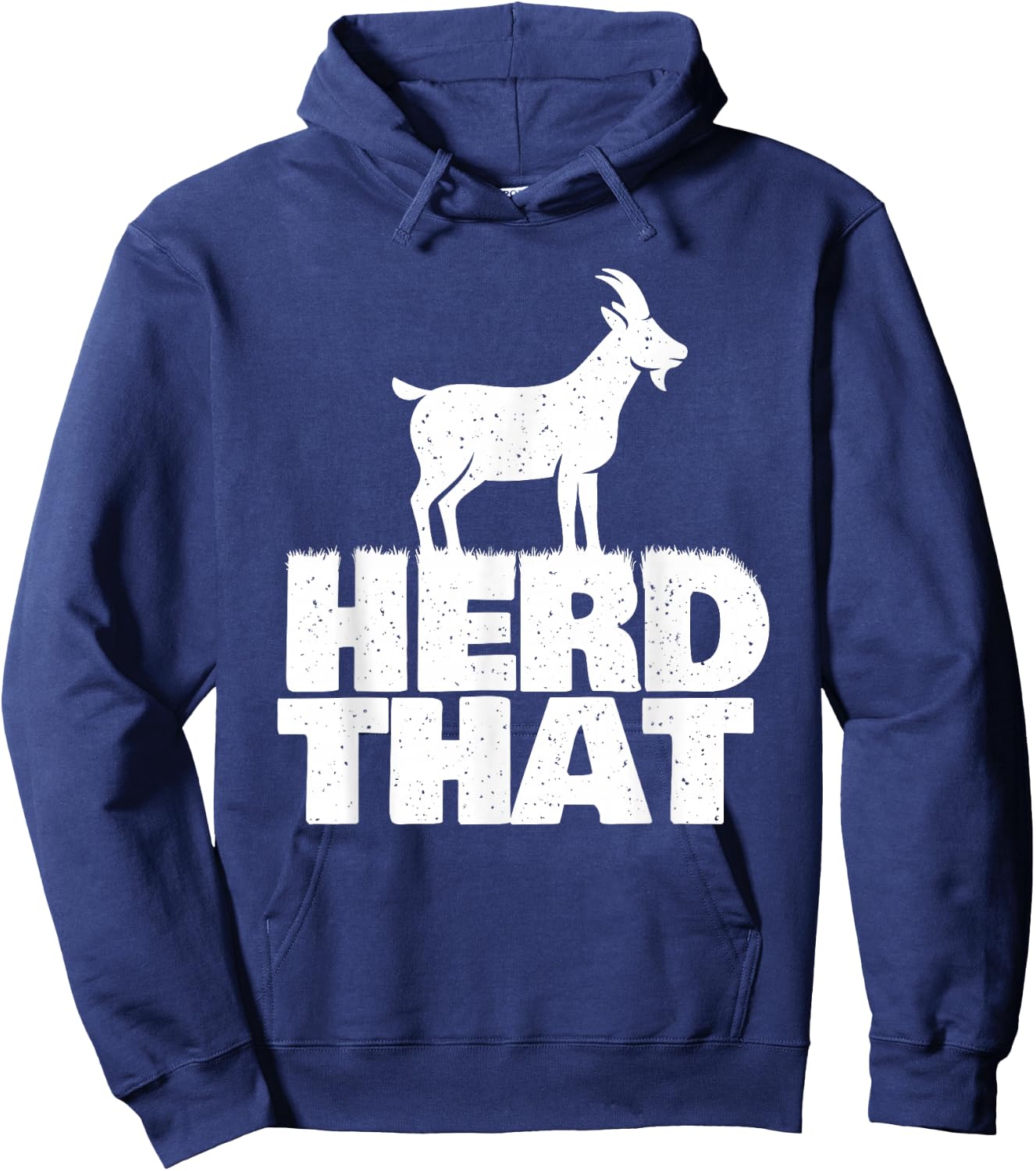 Herd That - Goat Farm Animal Lover Rancher Farmer Farming Hoodie - Hoodie | Navy