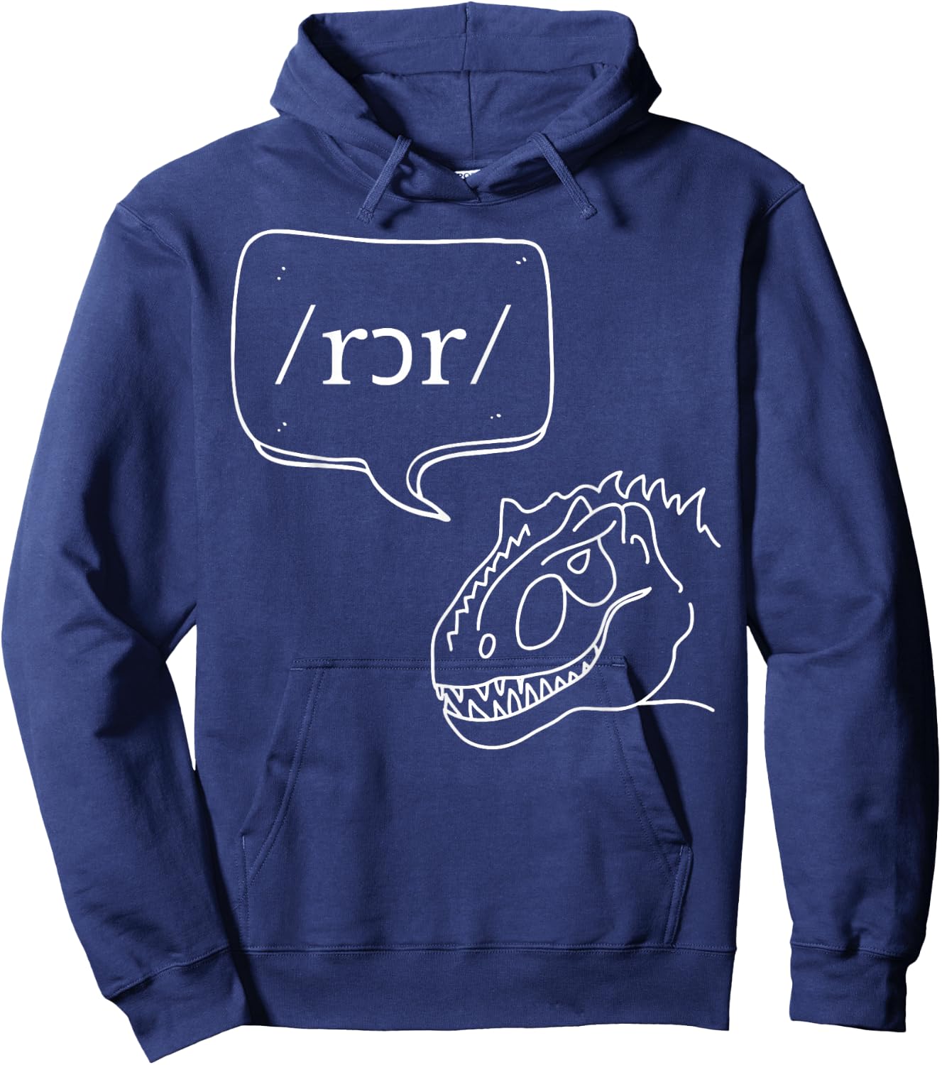 Dinosaur Phonetics SLP International Phonetic Alphabet IPA Hoodie - Hoodie | Navy