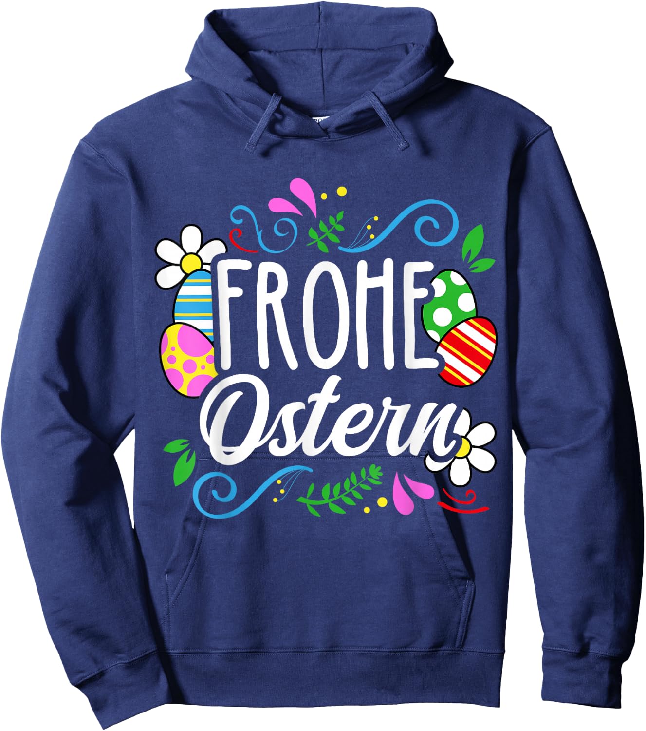 Oster T Shirt Osterhase Spruch Hasen Kostüm Ostern Geschenk Hoodie - Hoodie | Navy