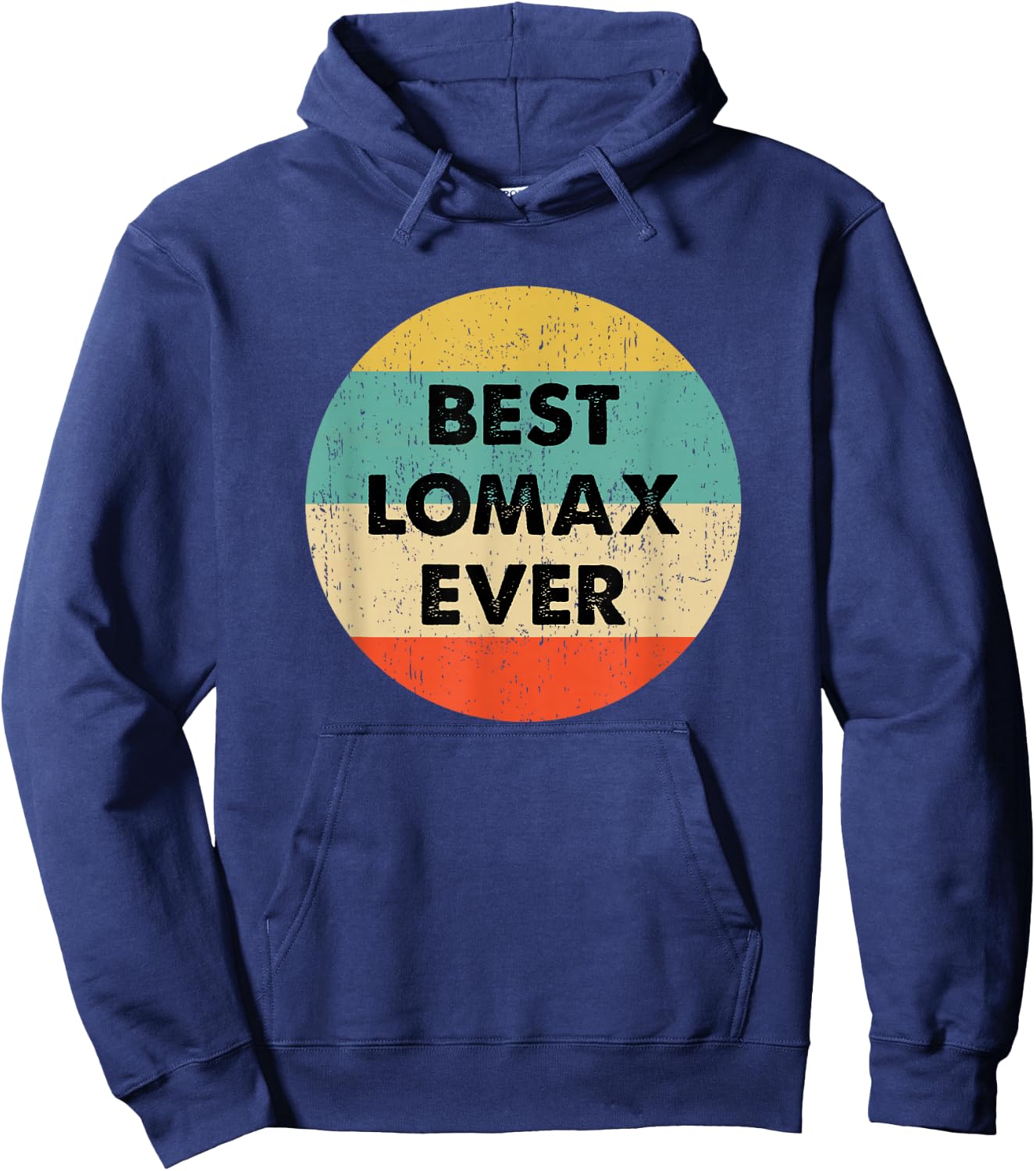 Lomax Name Hoodie - Hoodie | Navy