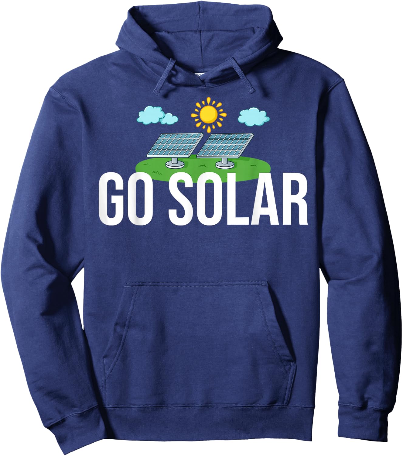 Solar Energy Power System Solar Panel Home Hoodie - Hoodie | Navy