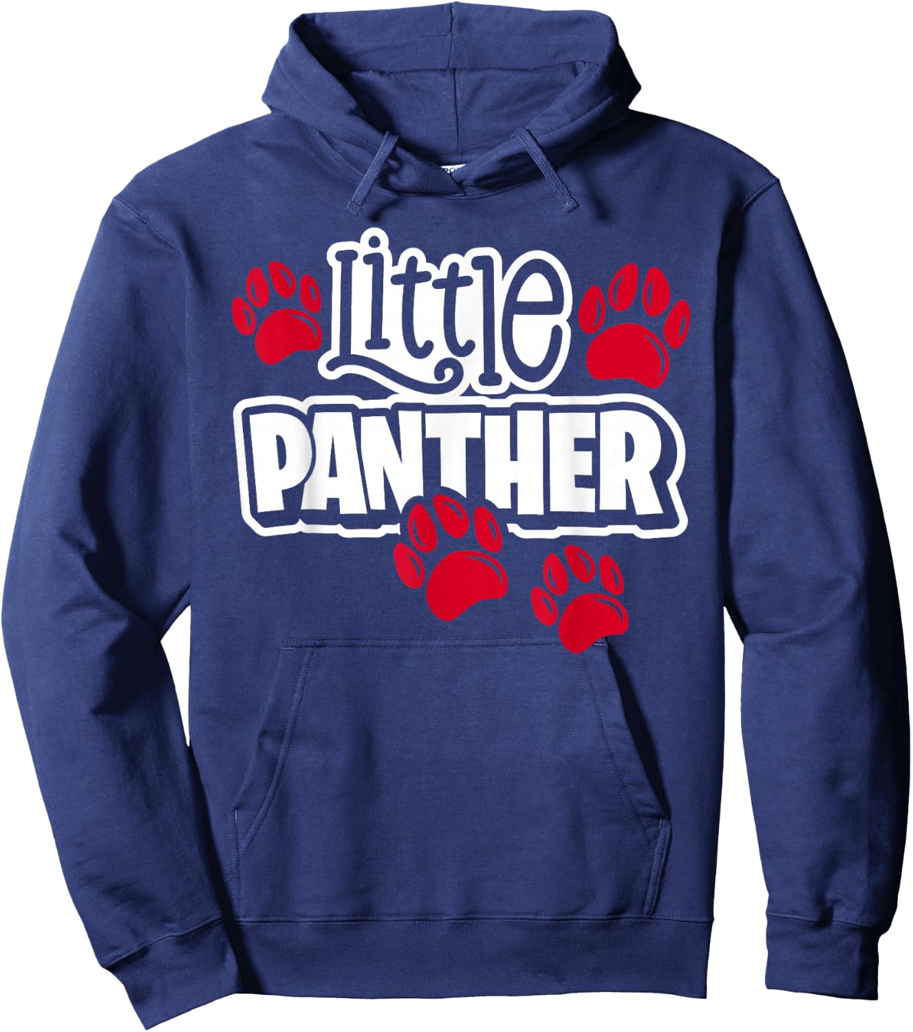 Little Panthers for Kids, Panthers School Sports Name Hoodie - Hoodie | Navy