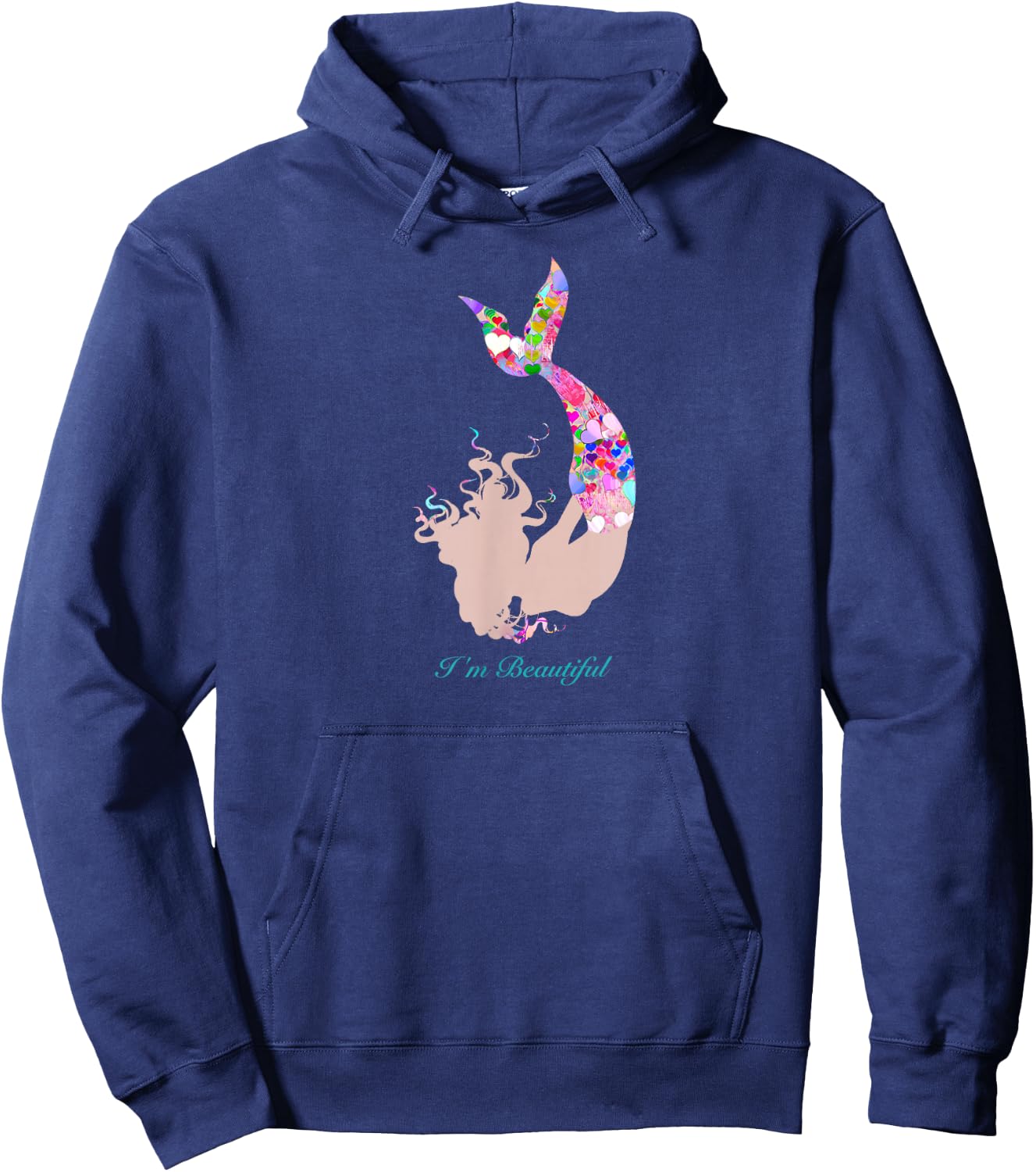 Beautiful Mermaid Hoodie - Hoodie | Navy