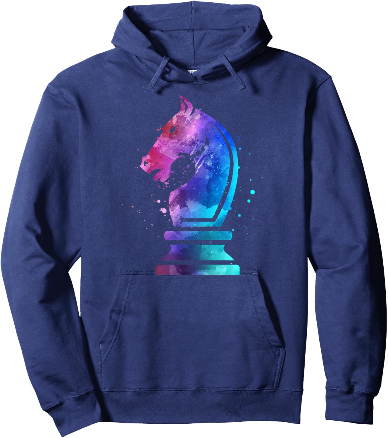 Chess Piece Knight Gift Chess Lover Player Women Girls Hoodie - Hoodie | Navy