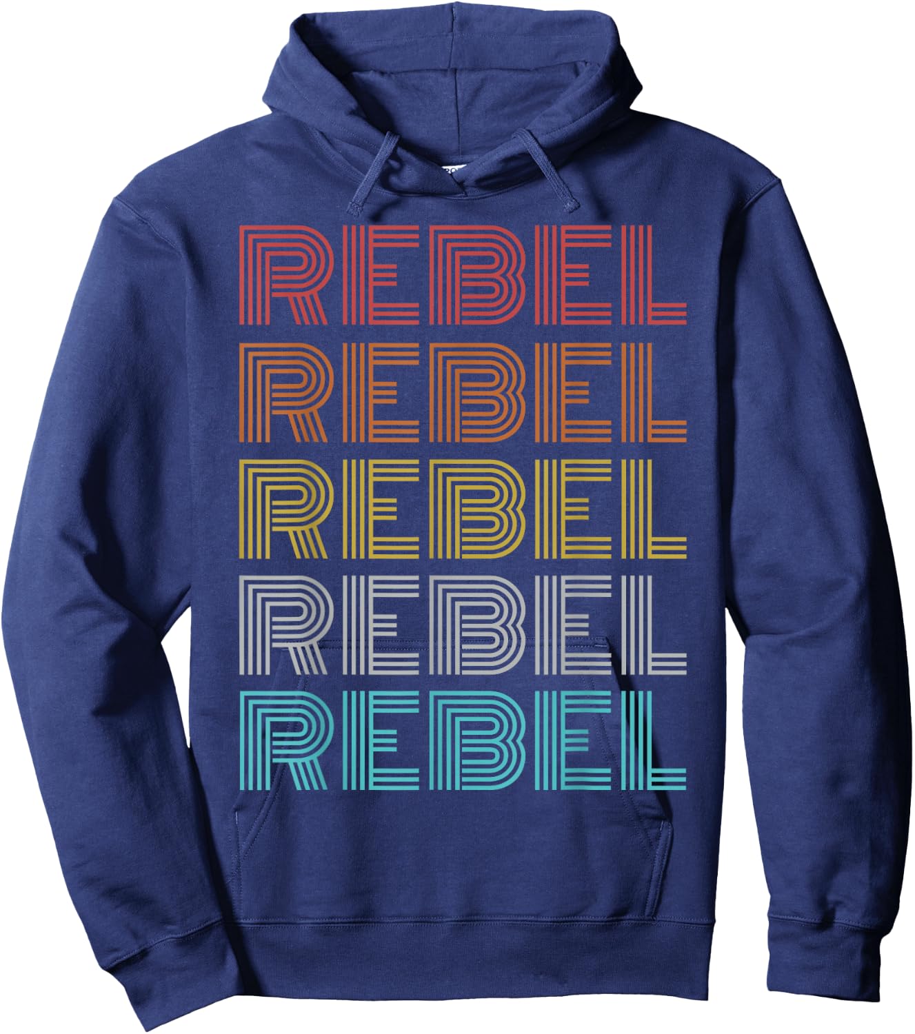 Retro Vintage Rebel Hoodie - Hoodie | Navy