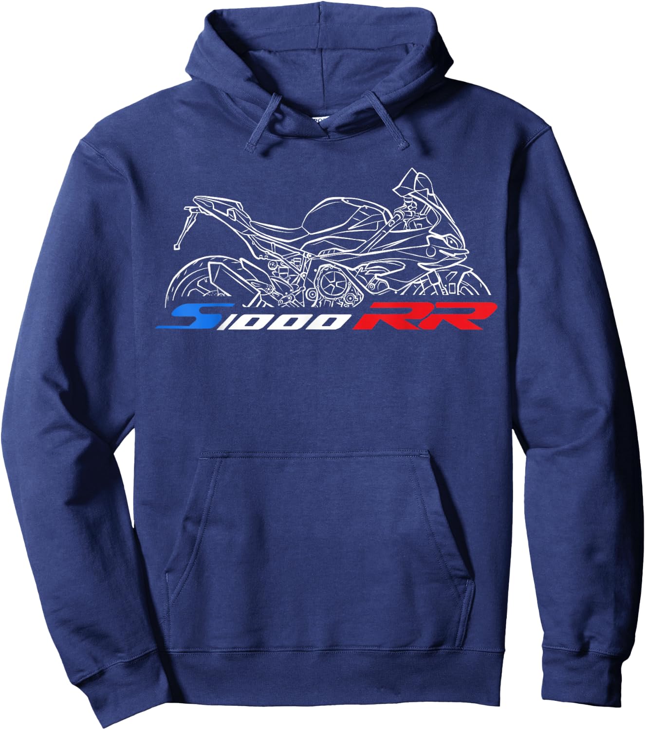 S1000RR 2023-2024 Motorcycle for Sportbike Riders Hoodie - Hoodie | Navy