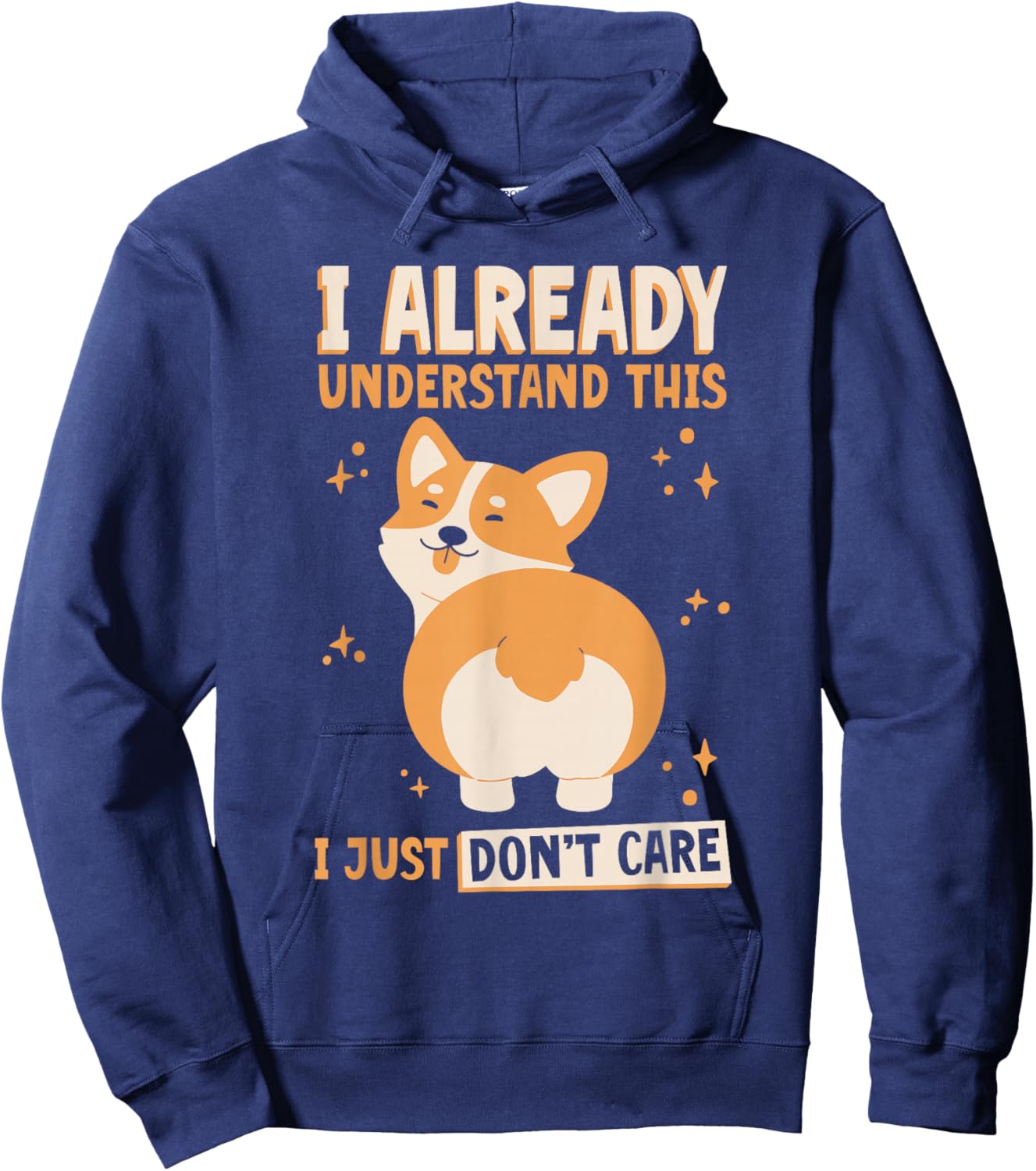 Corgi Premboke Welsh Cute Corgi Hoodie - Hoodie | Navy