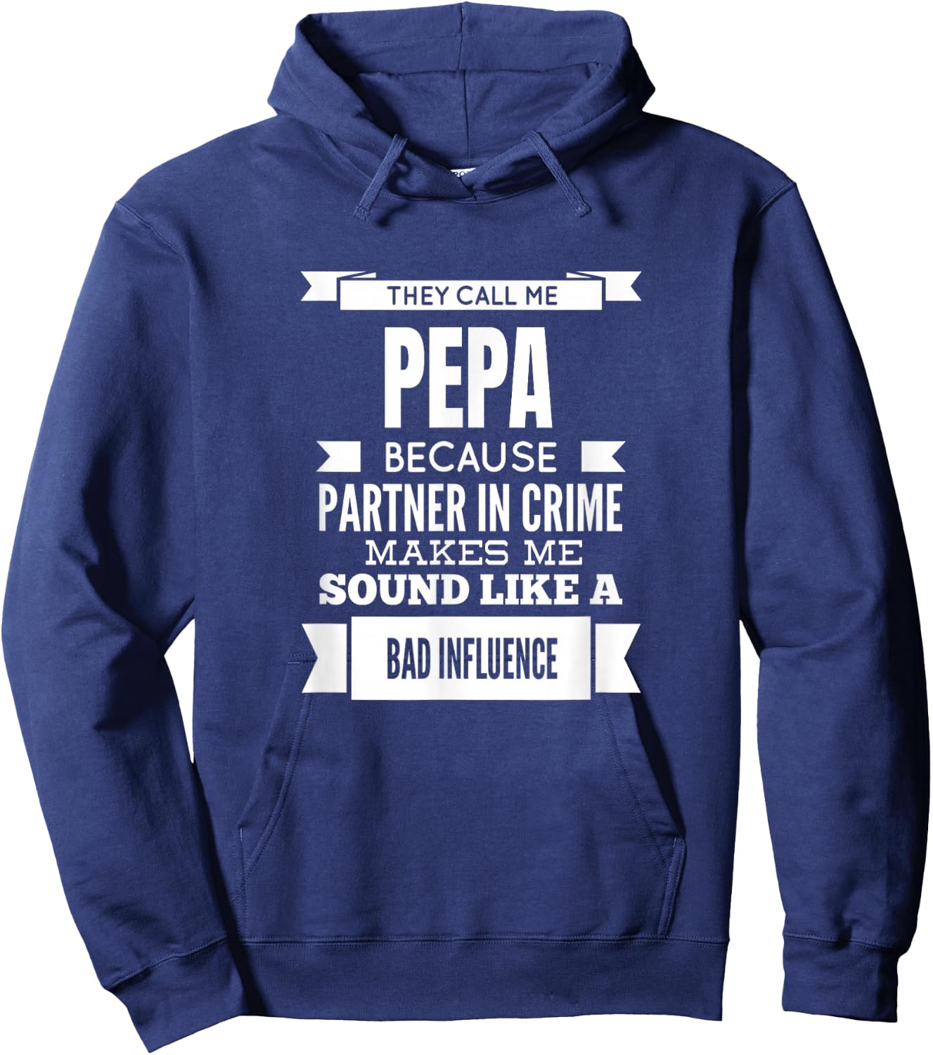 They Call Me Pepa Special Grandpa Hoodie - Hoodie | Navy
