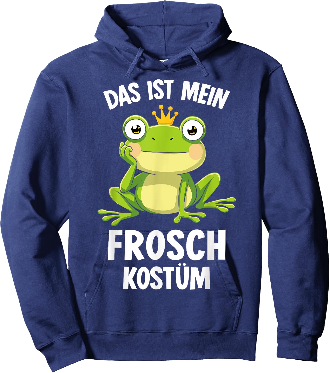 Das ist mein Frosch Kostüm Frog könig Karneval Fasching , black Hoodie - Hoodie | Navy