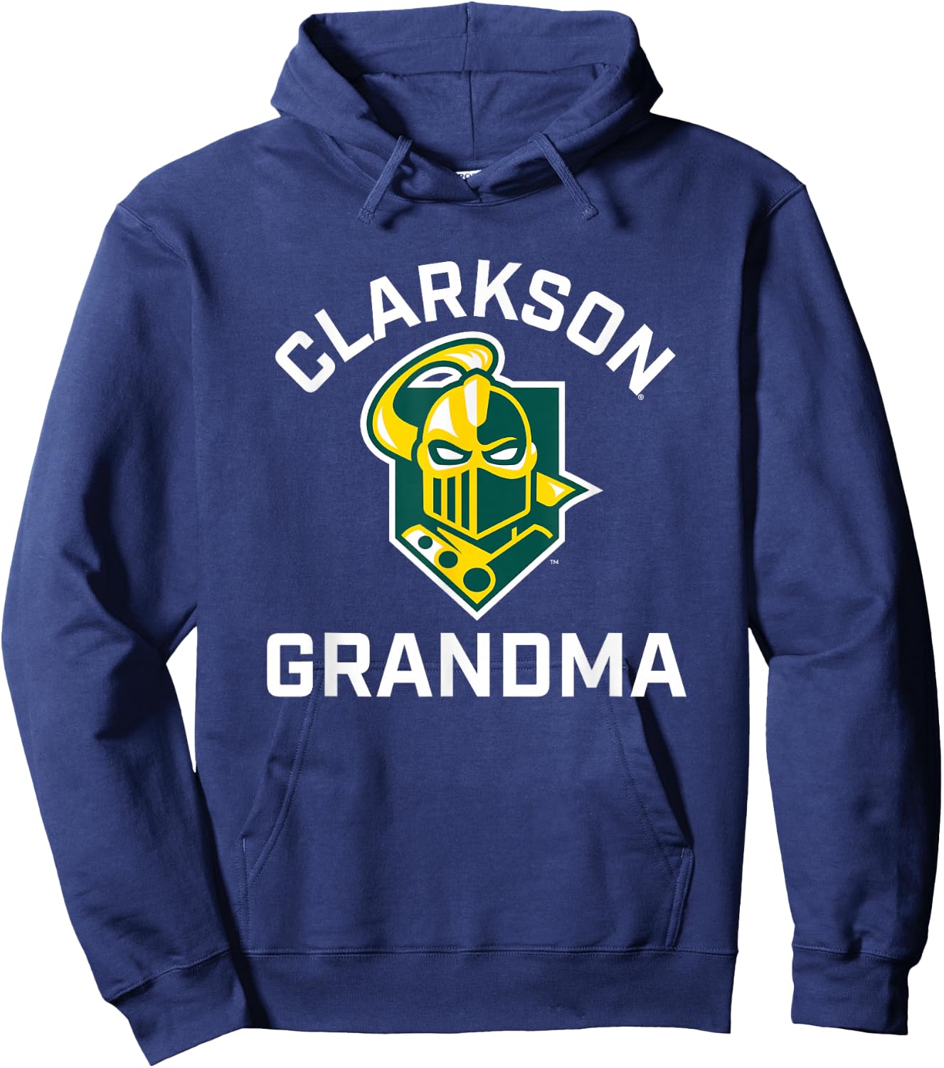 Clarkson University Golden Knights Arched Grandma Hoodie - Hoodie | Navy