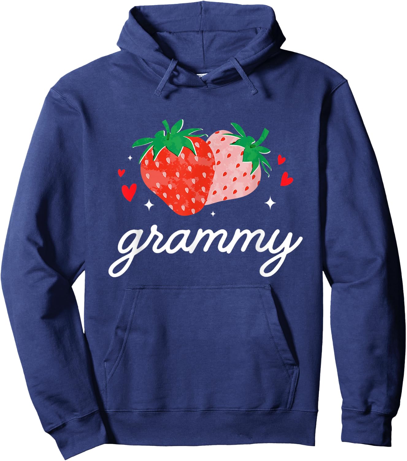Strawberry Grammy Strawberry 1st Birthday Family Matching Hoodie - Hoodie | Navy