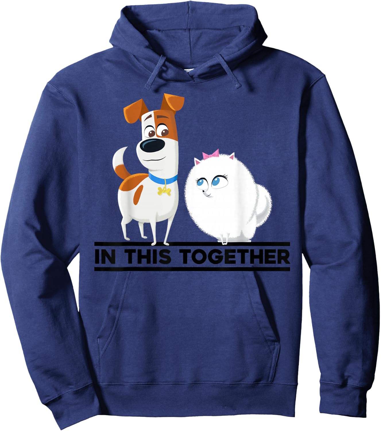Secret life of Pets 2 - Max and Gidget In This Together Hoodie - Hoodie | Navy