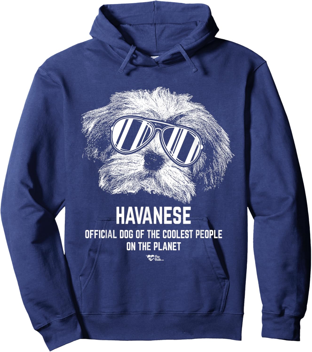 Havanese Official Dog of the Coolest Pup Lovers Women Hoodie - Hoodie | Navy