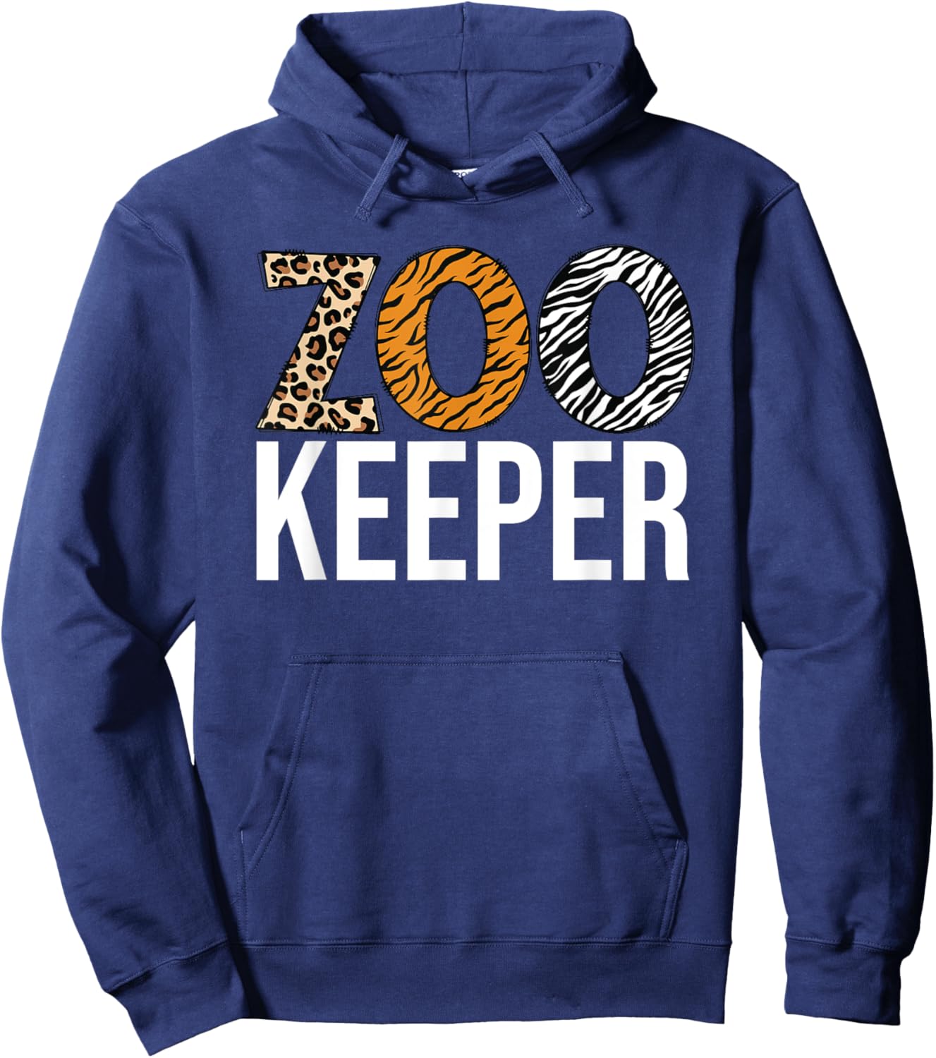 Zookeeper Animals Zoo Wildlife Lover Safari Savanna Costume Hoodie - Hoodie | Navy