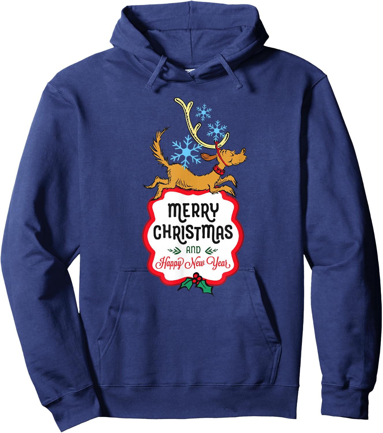 Dr. Seuss Happy New Year Max Hoodie - Hoodie | Navy