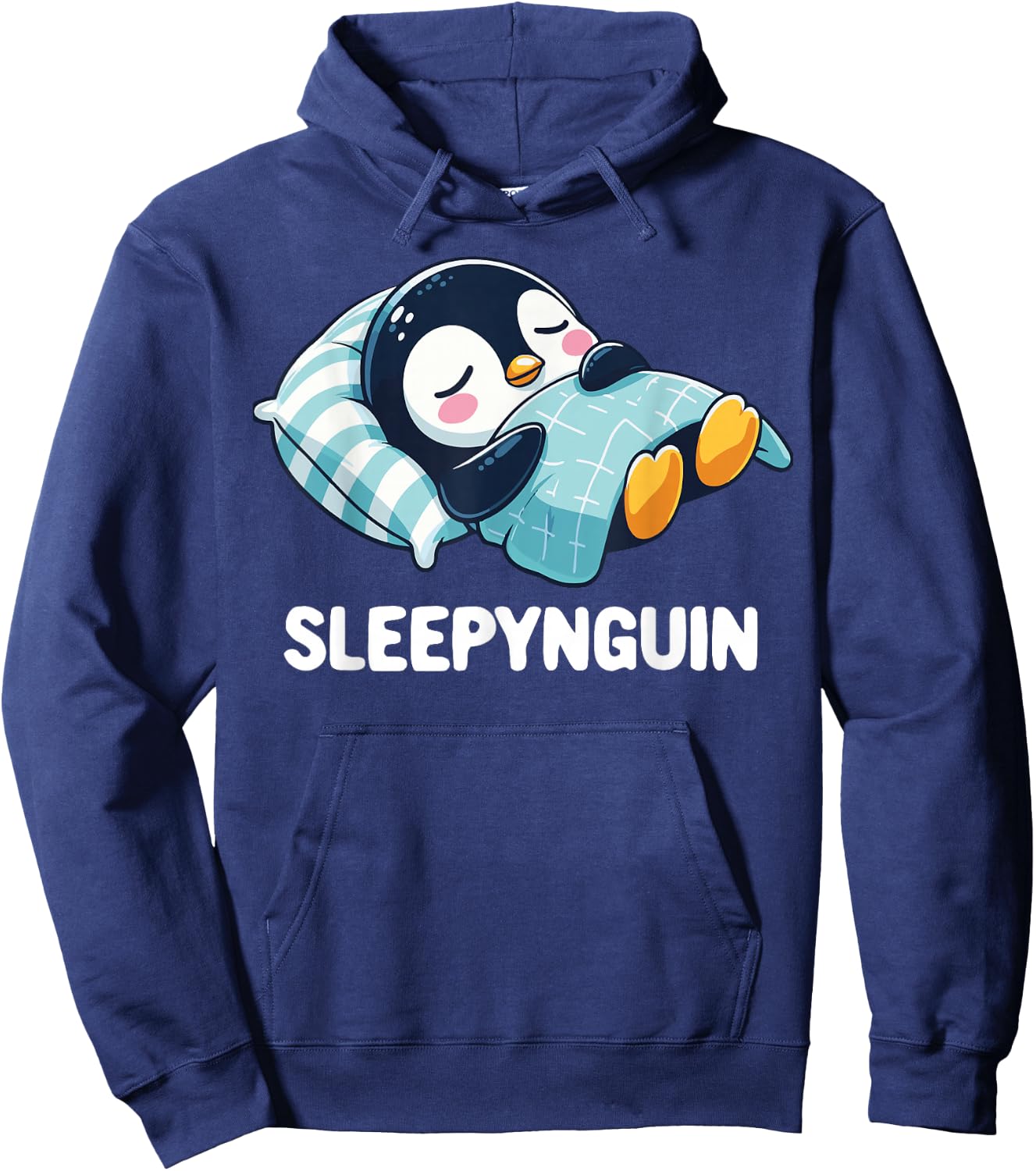 Sleepynguin Nightgown Penguin Sleep Sleeping Dress Girl Boy Hoodie - Hoodie | Navy