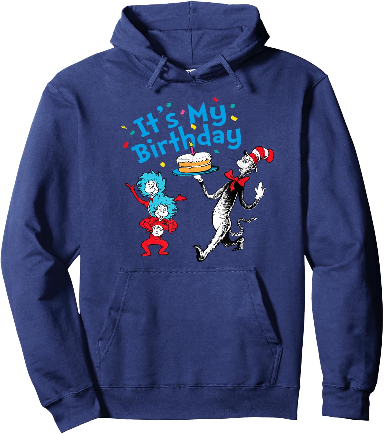 Dr. Seuss It's My Birthday Hoodie - Hoodie | Navy