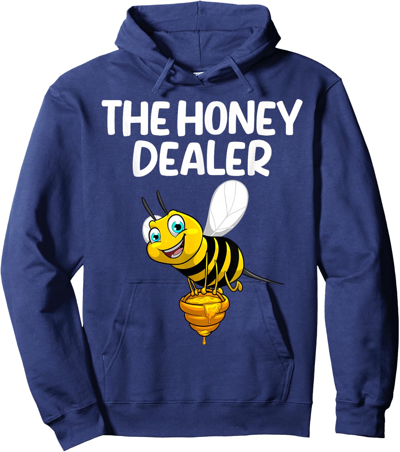 Bee Art Women Honey Bee Keeper Honeycomb Beekeeping Hoodie - Hoodie | Navy