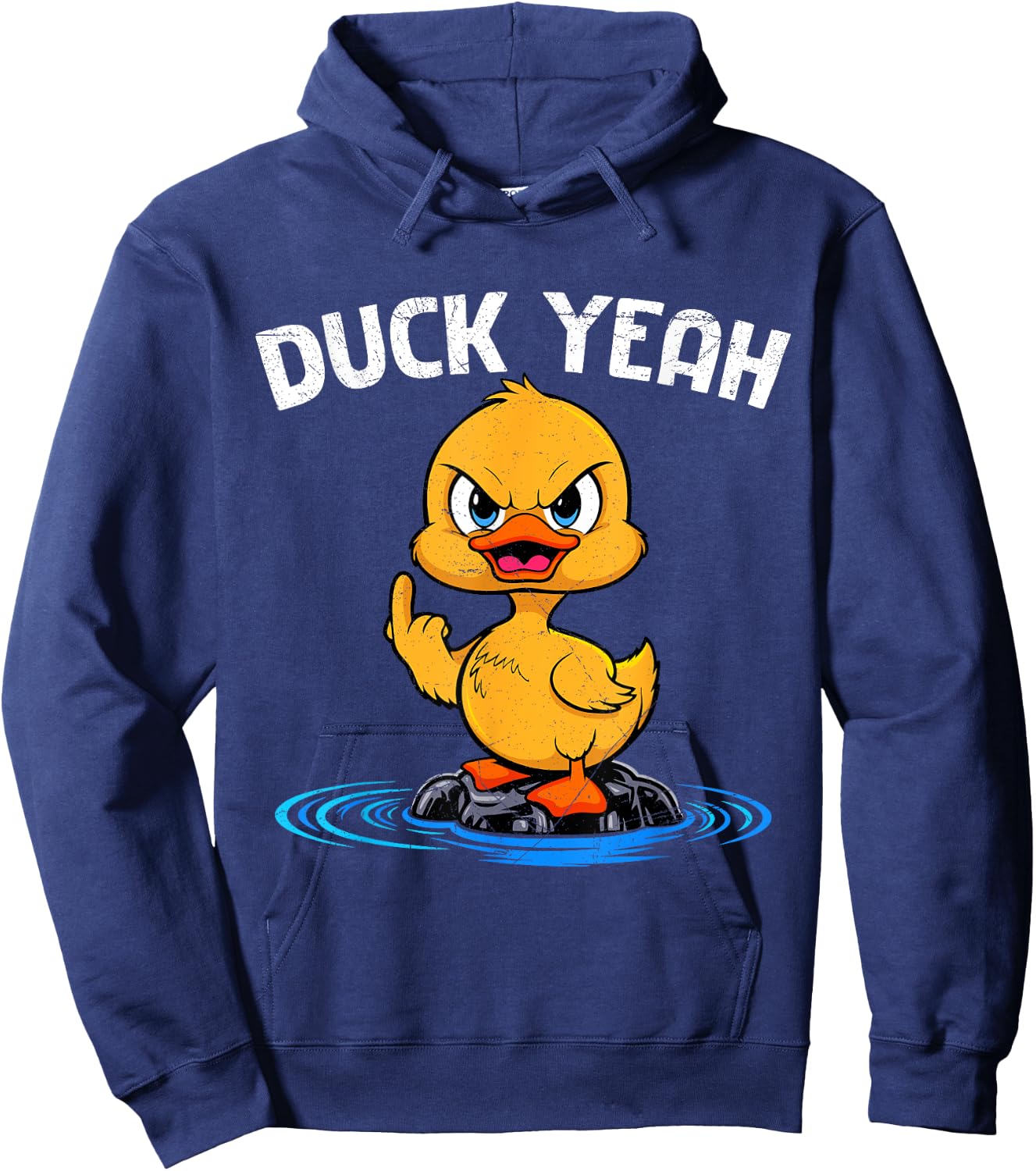 Carnival Ducks DUCK YEAH Funny Carnival Duck Costume Hoodie - Hoodie | Navy