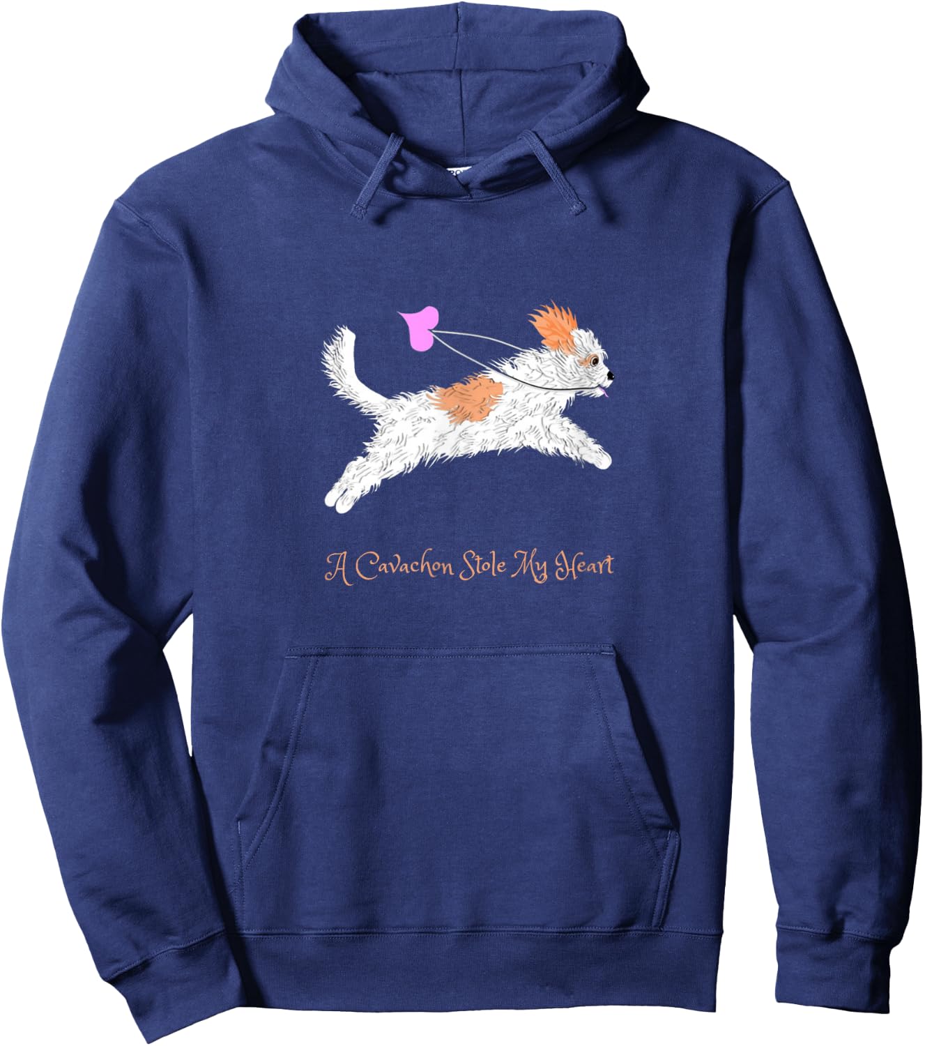 Cavachon Dog Owner Themed Gift Mum Dad Child Gifts Hoodie - Hoodie | Navy