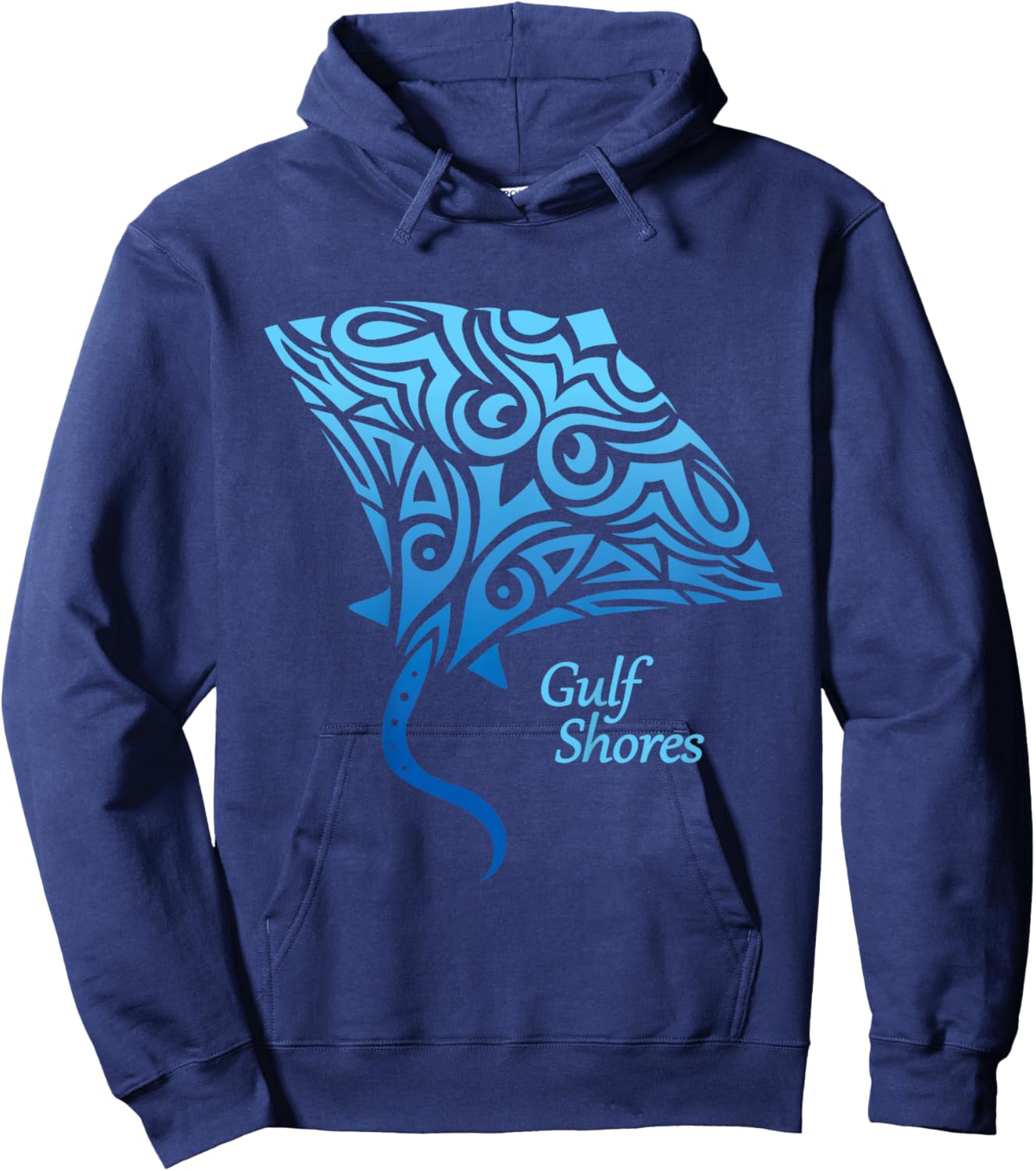Gulf Shores Alabama Stingray Girls Boys Toddler Souvenir Hoodie - Hoodie | Navy