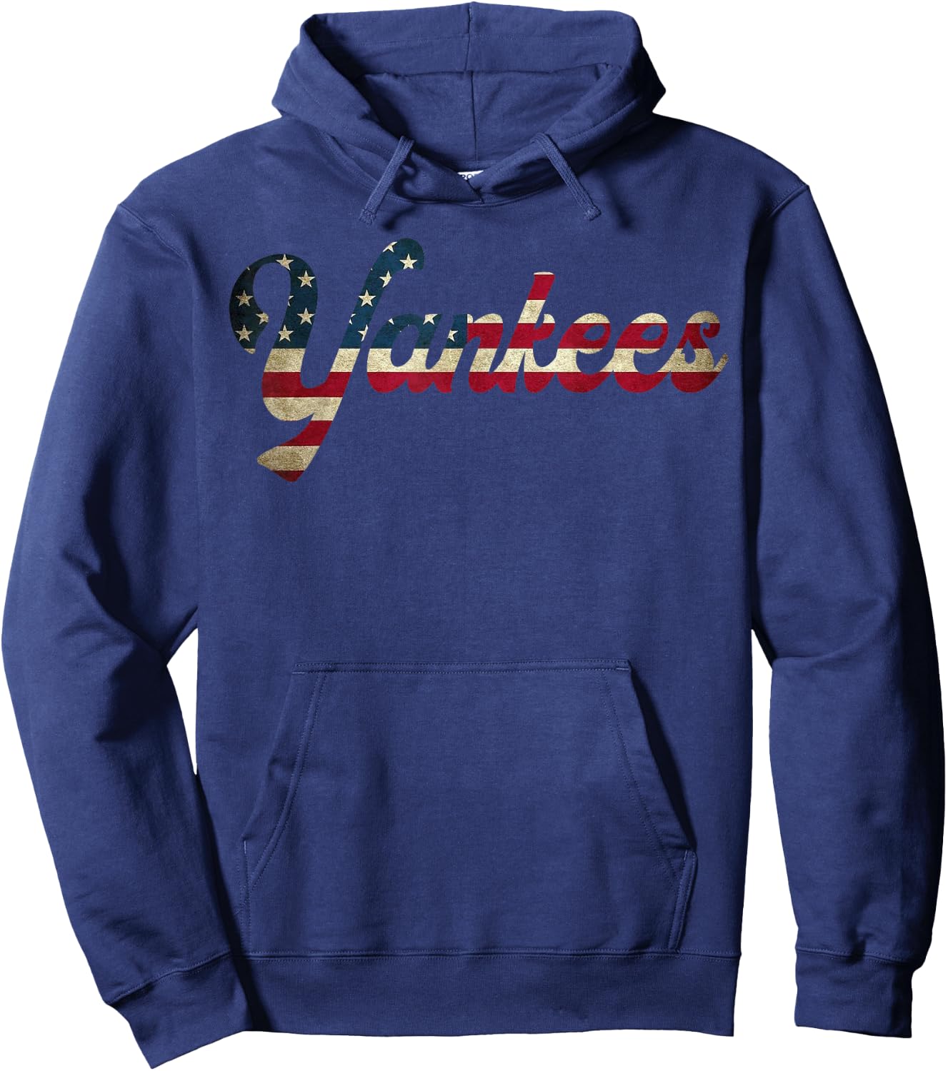 Vintage Yankees Retro Style 70s 80s First Name Personalized Hoodie - Hoodie | Navy