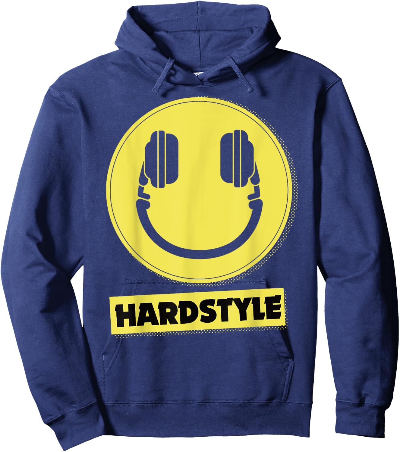Techno Rave Hardstyle Merch for Festival/Party Hardstyle , Black, S Hoodie - Hoodie | Navy