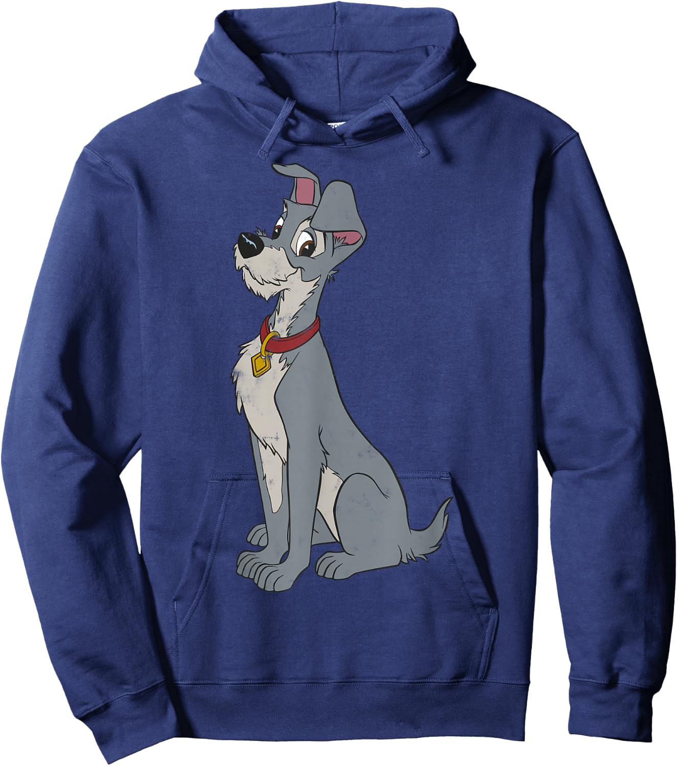 Disney Lady and The Tramp Simple Portrait Hoodie - Hoodie | Navy