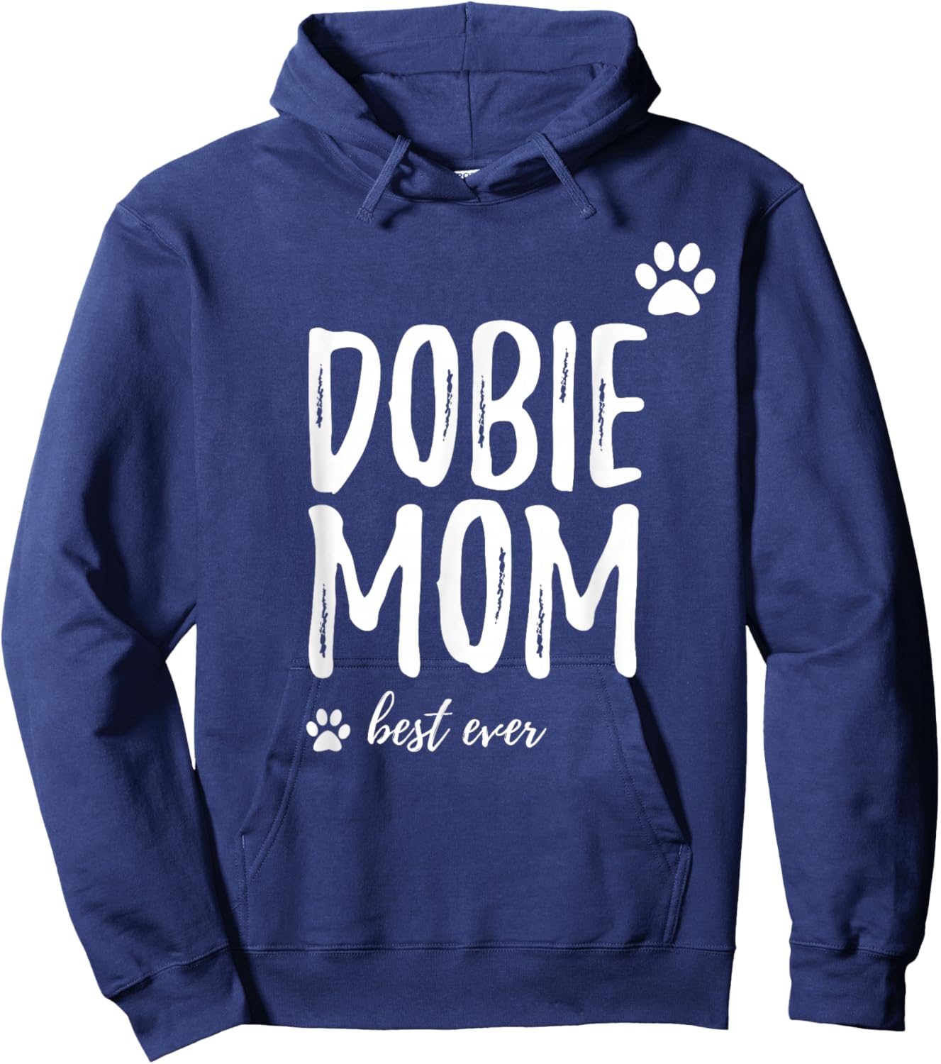 Dobie Mom Funny Gift Doberman Dog Mom Hoodie - Hoodie | Navy