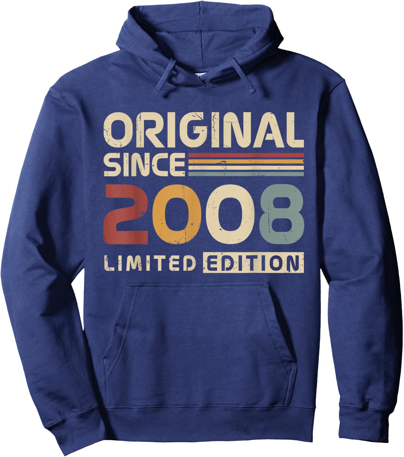 Original 2008 Birthday Gift 18 Years for Boys Girls Hoodie - Hoodie | Navy