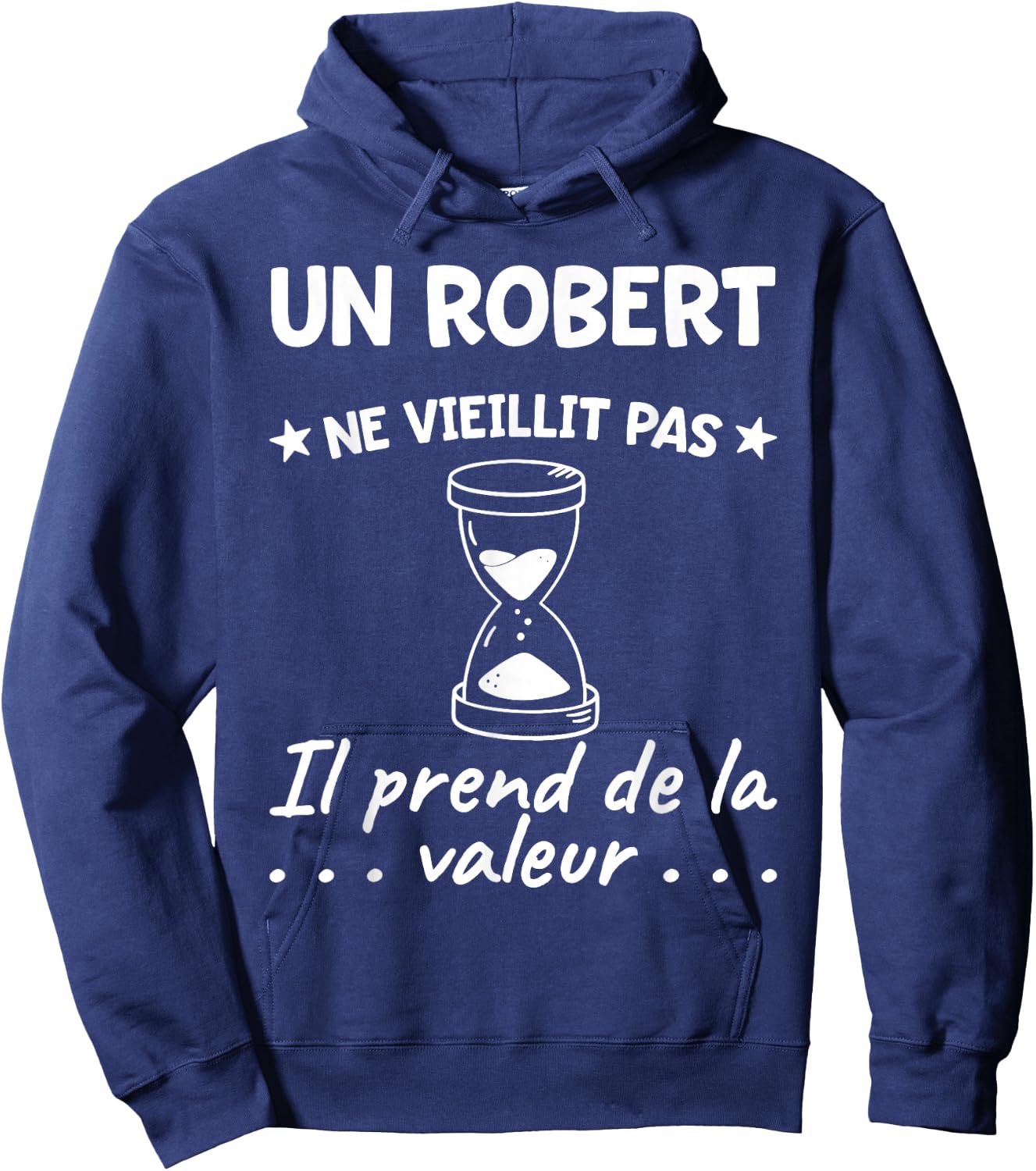 Robert Value | Birthday Funny Funny Dad Father Name , Black, S Hoodie - Hoodie | Navy