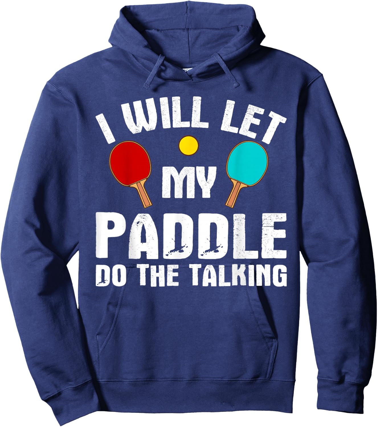 Funny Table Tennis Women Paddle Ping Pong Player Hoodie - Hoodie | Navy