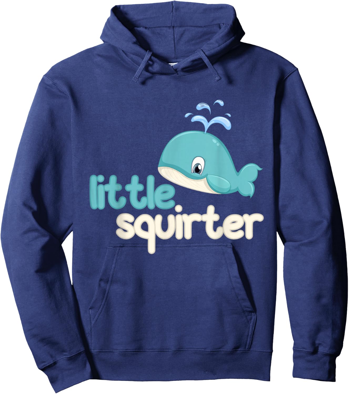 Whale Little Squirter Hoodie - Hoodie | Navy