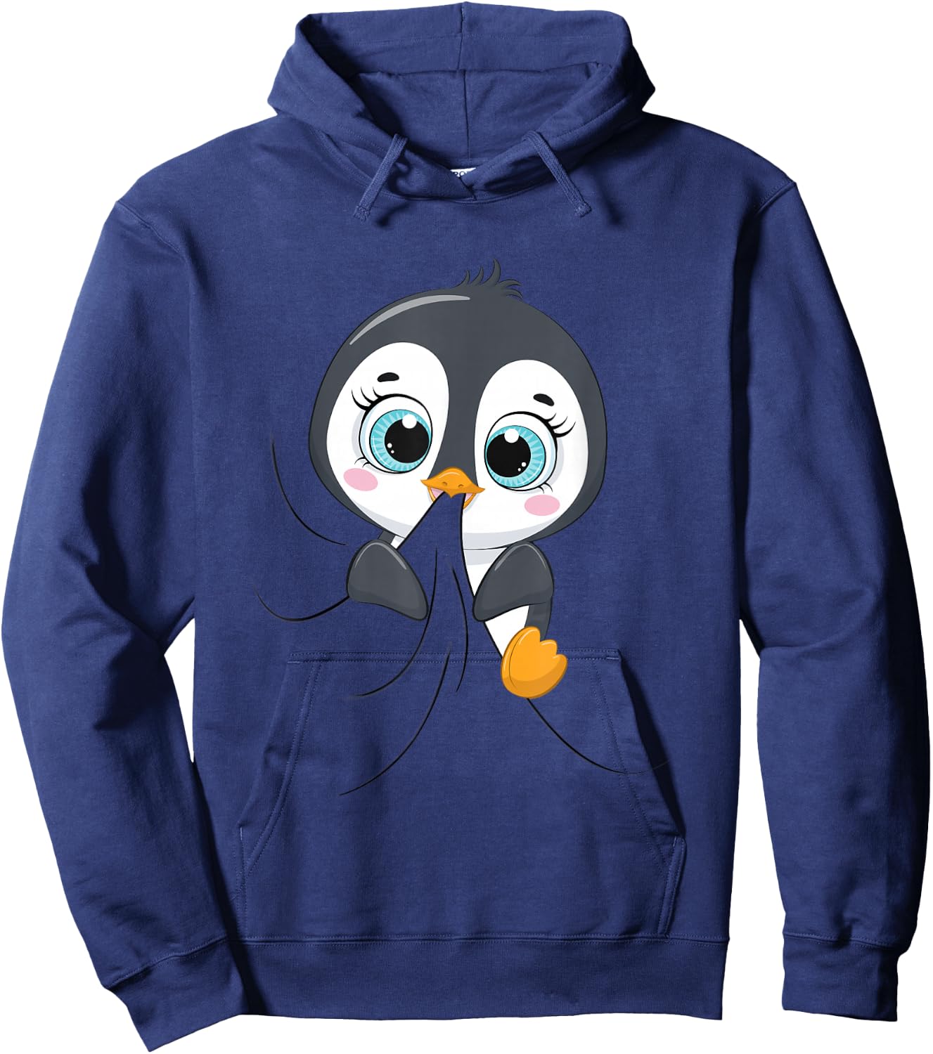 Offizielles Schlafshirt Pinguin Schlafanzug Penguin Schlafen Hoodie - Hoodie | Navy
