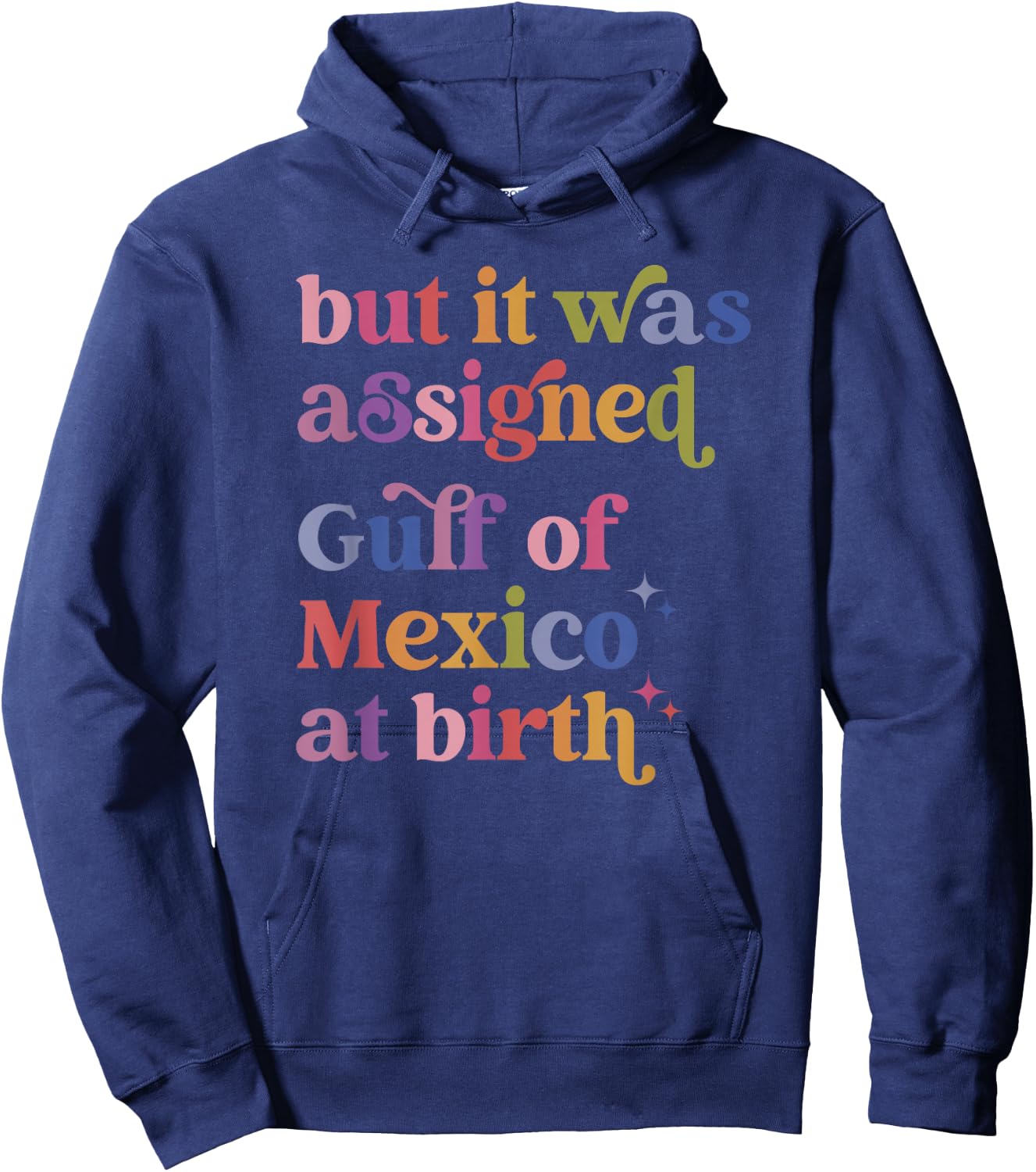 But It Was Assigned Gulf Of Mexico At Birth Hoodie - Hoodie | Navy