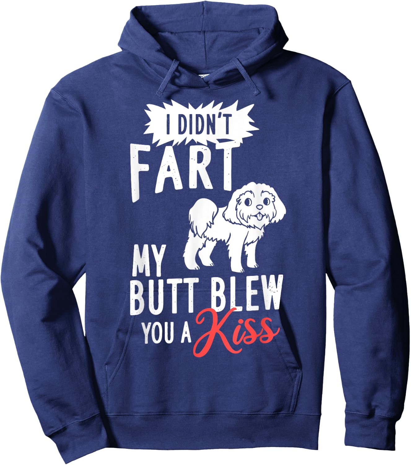 Shih Poo Dog Puppies Owner Lover Hoodie - Hoodie | Navy