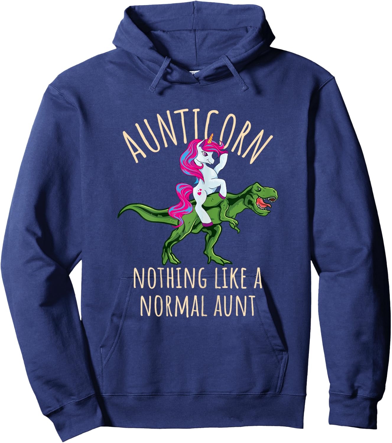 Aunticorn Nothing Normal Hoodie - Hoodie | Navy