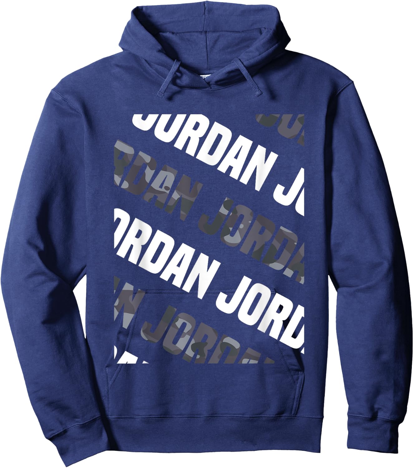 Jordan Camo Pattern Grey Camouflage Hoodie - Hoodie | Navy