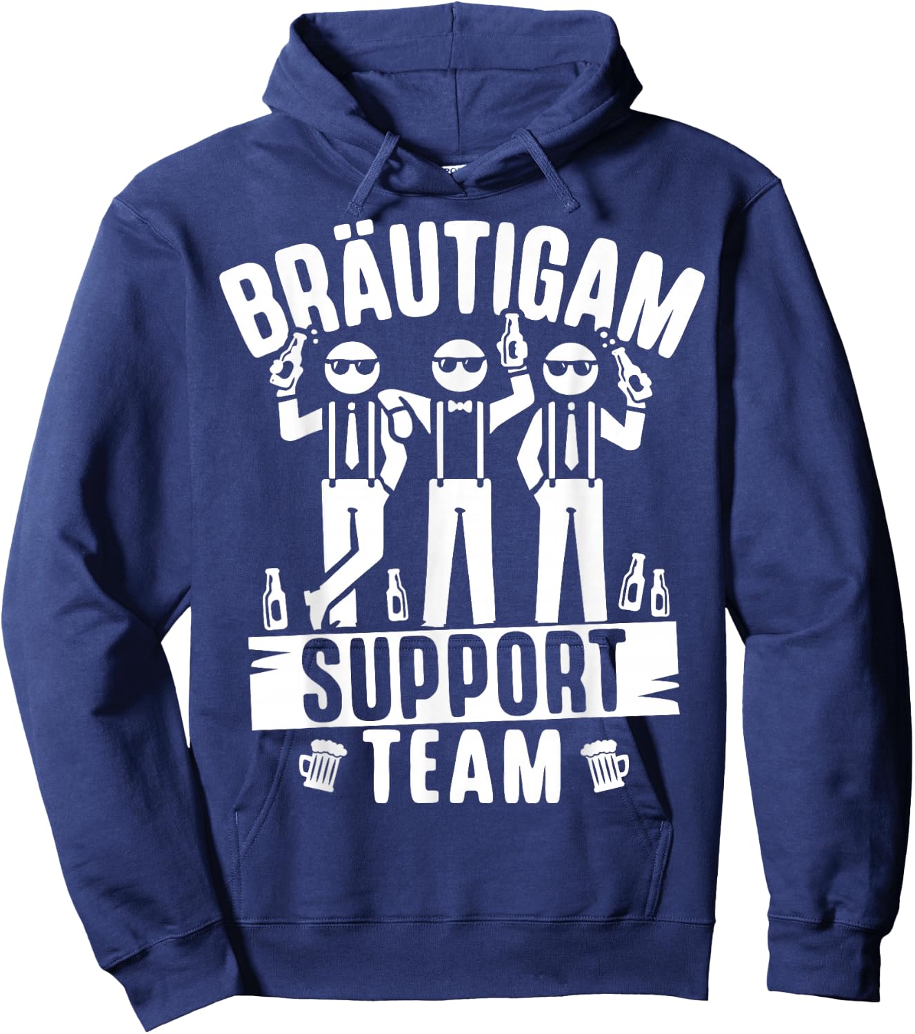 Junggesellenabschied Männer Polterabend Poltern JGA Hoodie - Hoodie | Navy