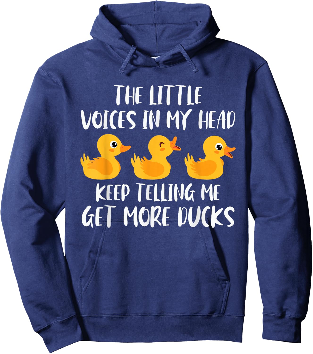 Funny Duck Owner Saying Rubber Duck Lover Rubber Ducks Hoodie - Hoodie | Navy