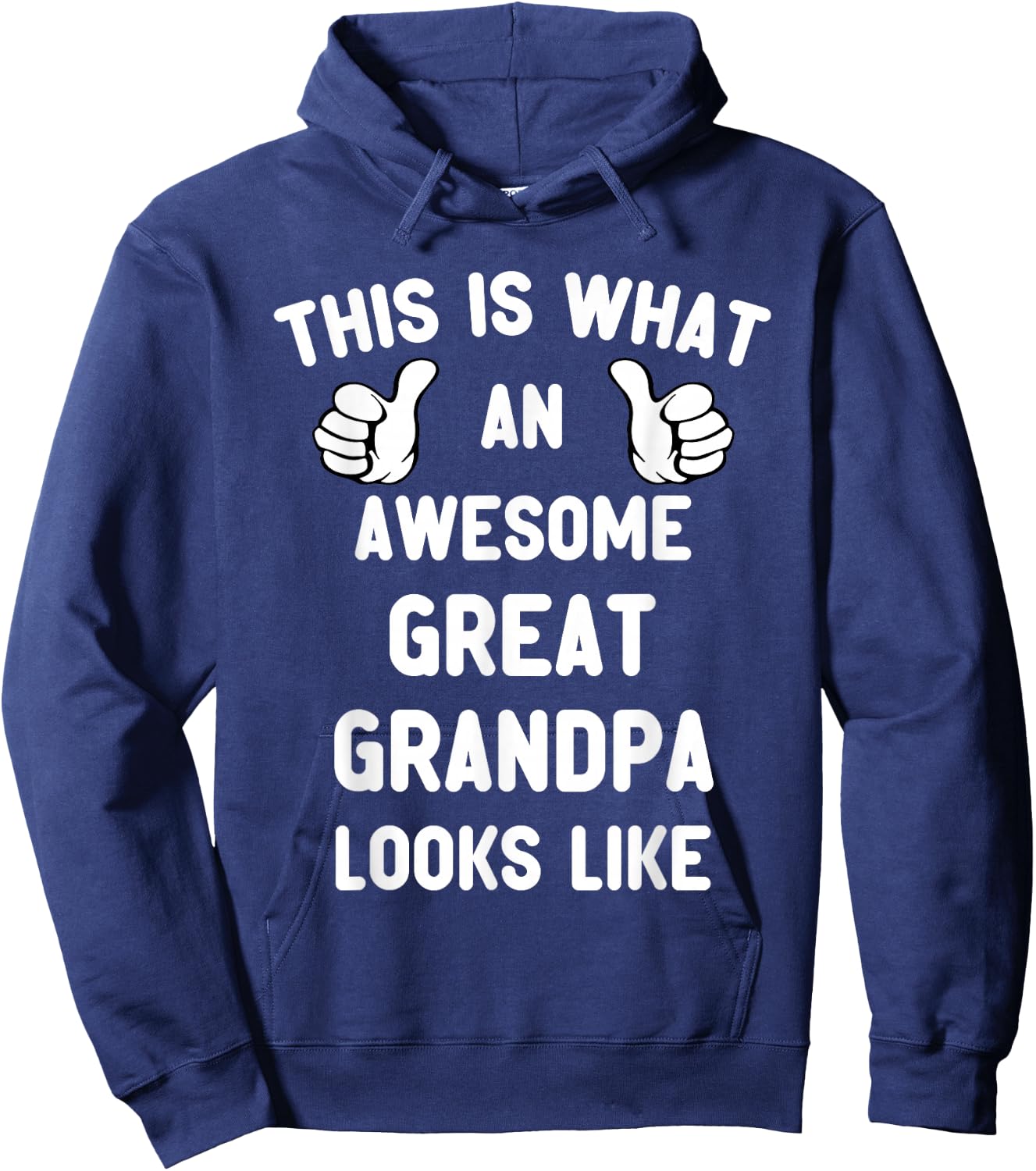 This is What an Awesome Great Grandpa Looks Like Cool Hoodie - Hoodie | Navy