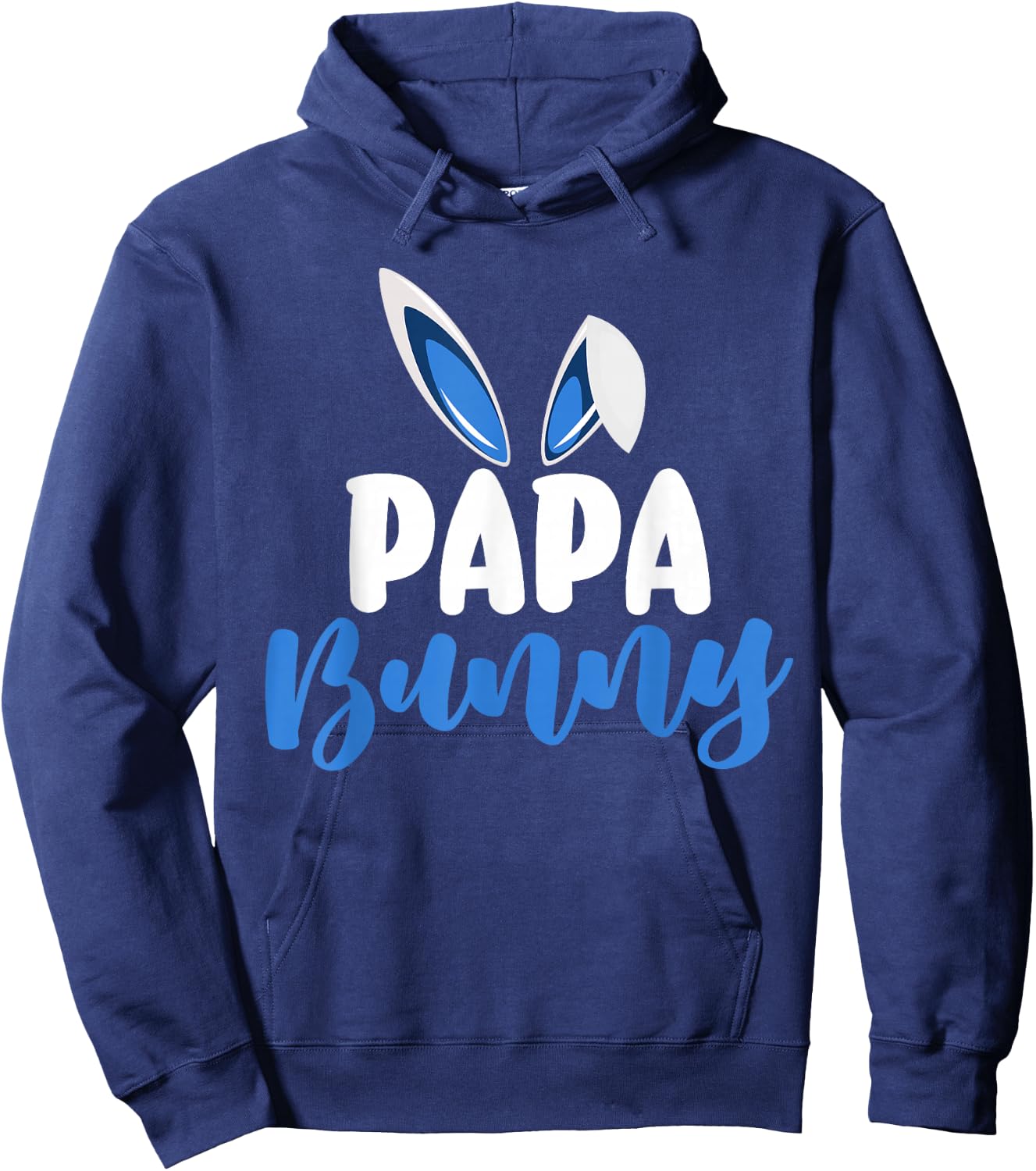 Papa Bunny Bunny Ears Hoodie - Hoodie | Navy