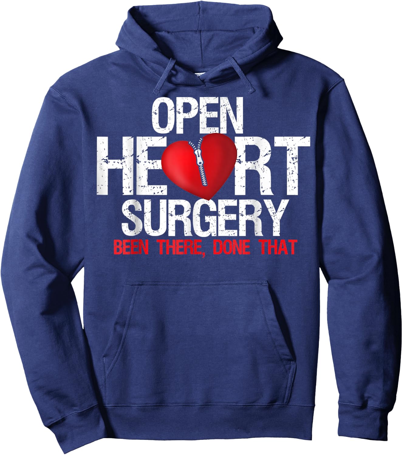 Open Heart Surgery Been There Done That Patient Hoodie - Hoodie | Navy