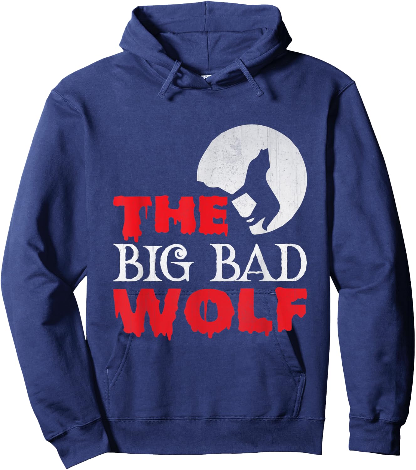 The Big Bad Wolf Halloween Costume Funny Cute Gift Hoodie - Hoodie | Navy