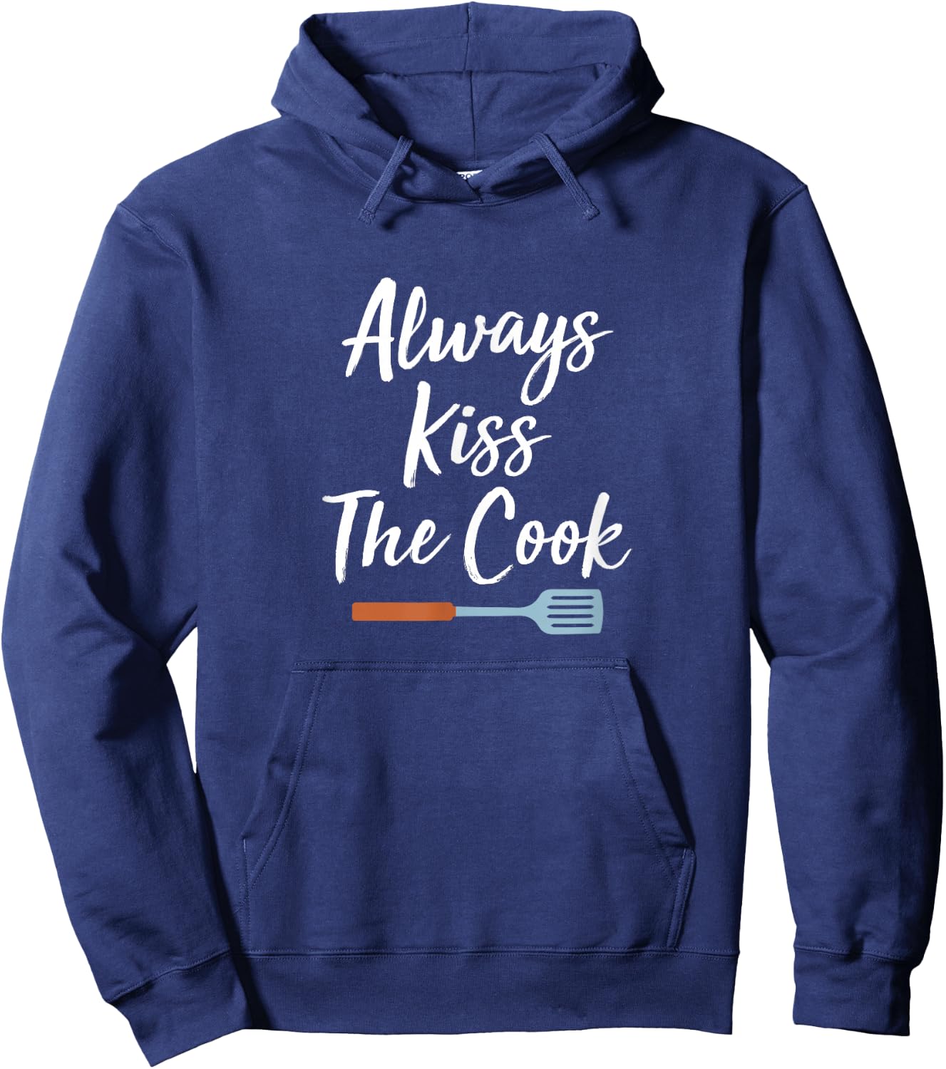 Always Kiss The Cook Hoodie - Hoodie | Navy