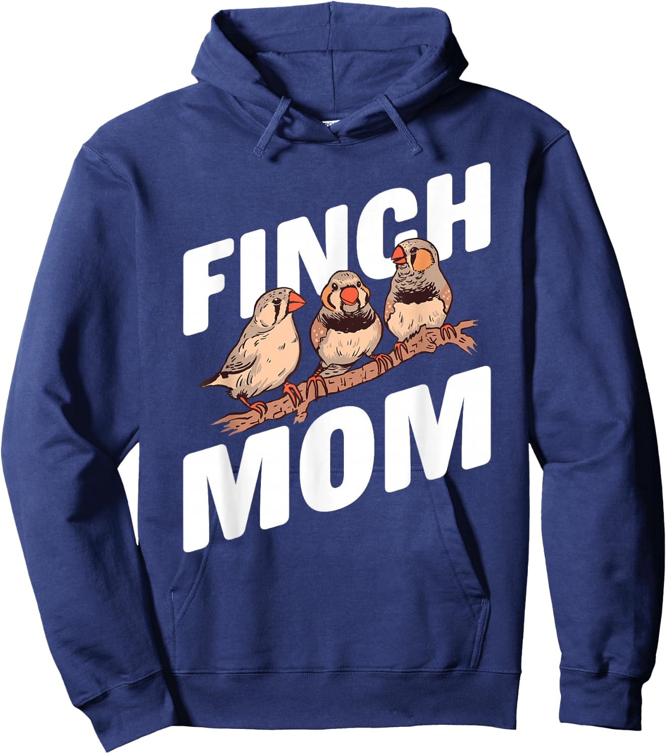 Zebra Finch Owner Finch Mom Pets Zebra Finches Hoodie - Hoodie | Navy
